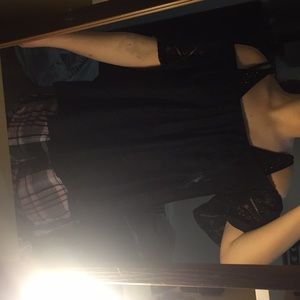 Black dress shirt